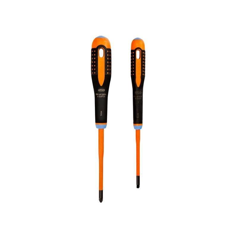 Bahco BE-9890SL ERGO™ Slim VDE Insulated Screwdriver Set, 2 Piece Bahco - NN4 Online