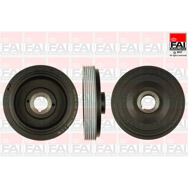FAI Crank Shaft Belt Pulley fits Citroën Berlingo First 1996-2003 1.8 1.9