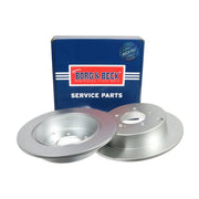Borg & Beck Rear Brake Discs & Pads fits Citroën C-Crosser Enterprise 2009 on