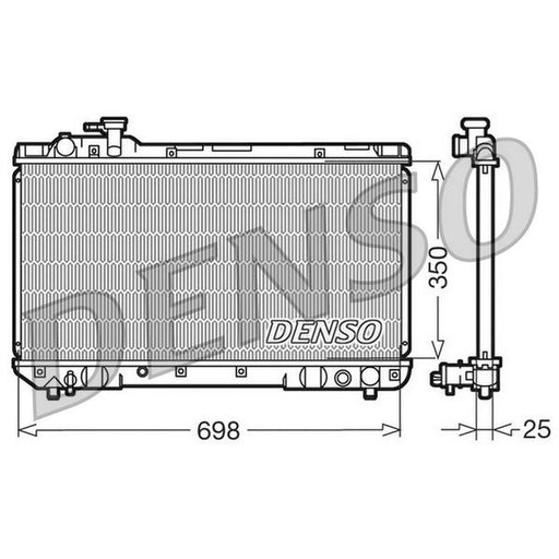 Denso Engine Radiator fits Toyota Rav 4 1994-2000 2.0
