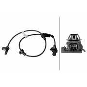Hella ABS Wheel Speed Sensor Front fits Honda Civic X 2016-2022 1.0 1.5 1.6