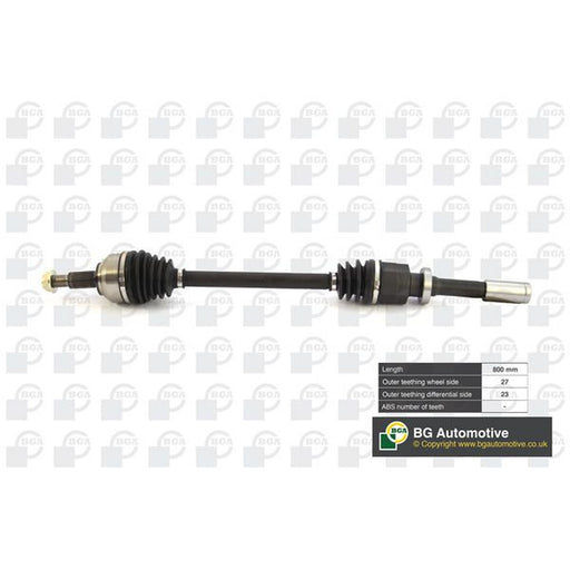 BGA CV Drive Shaft Driveshaft Front Right fits Renault Laguna II 2001-2007