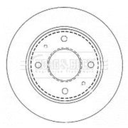 Borg & Beck 2 x Solid Rear Brake Discs BBD4478-x2
