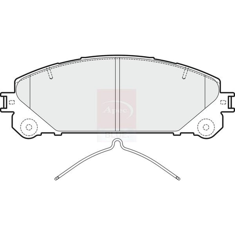 Apec Front & Rear Pads fits Lexus Rx 2009-2015