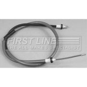 First Line Handbrake Cable Left Rear fits Renault Clio III 2005-2014