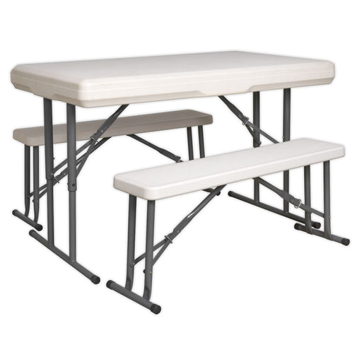 Sealey Portable Folding Table & Bench Set GL87 Sealey - Dynamic Drive