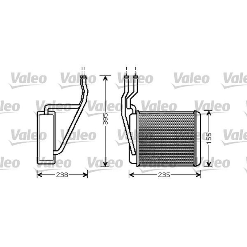 Valeo Heater Matrix Core Heat Exchanger 812320