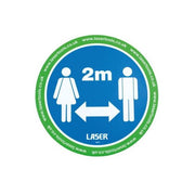 Laser Laser Tools Floor Sticker 2m Distancing 6pc x 2 61701 Laser - Dynamic Drive