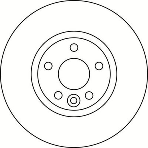 Abtex 2 x Front Brake Discs BD1725V-x2