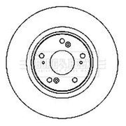 Borg & Beck Front & Rear Brake Discs & Pads fits Honda Accord VIII 2008-2015