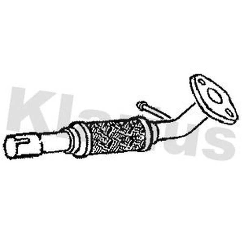 Klarius Exhaust Flexible Pipe fits Ford Ecosport 2013 on 1.5