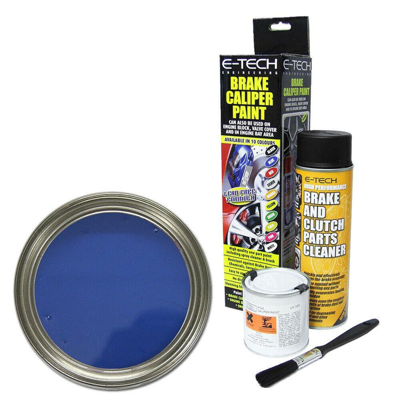 Blue E-Tech Brake Caliper Paint Also for Engine Bay Drums Car Van E-Tech  - Dynamic Drive
