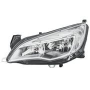 Hella Headlight Headlamp W21/5W Left fits Opel Astra J 2009-2015