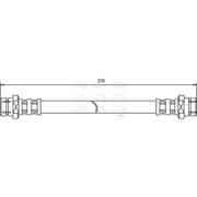 Apec Brake Hydraulic Hose Line inner HOS3097
