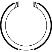 Mintex Parking Brake Shoe Set fits Cadillac Cts 2002-2007 2.6 2.8 3.2 3.6 5.7
