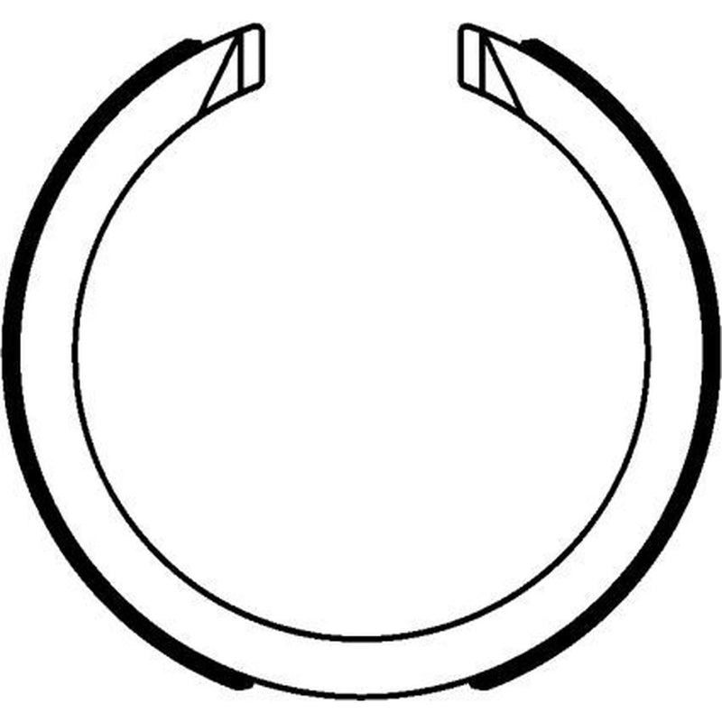 Mintex Parking Brake Shoe Set fits Cadillac Cts 2002-2007 2.6 2.8 3.2 3.6 5.7