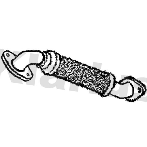 Klarius Exhaust Pipe OD fits Volvo C30 2006-2012 1.6