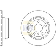 NAPA 2 x Vented Rear Brake Discs NBD5335-x2