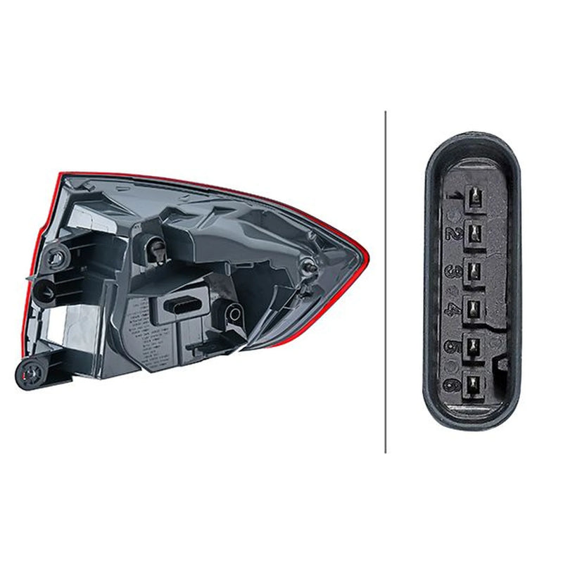 Hella Tail Light / Lamp LED Left fits BMW 3 2011-2018