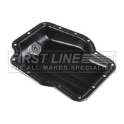 First Line Engine Oil Sump Pan Steel fits Opel Astra G 2000-2009 1.7