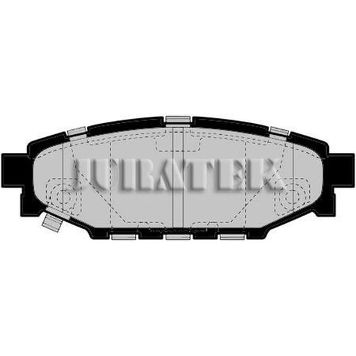 Juratek Rear Brake Pad Set fits Subaru Brz 2012 on 2.0
