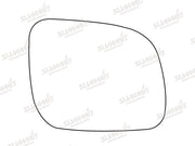 Summit Stick-On Standard Mirror Glass fits VW Lupo 99 on Polo 00 on RHS Summit - Bars 4 Cars