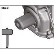 Laser Crankshaft Oil Seal Install Tool- for VW Group 1.2 TSI, TFSI Petrol 8256 Laser - Dynamic Drive
