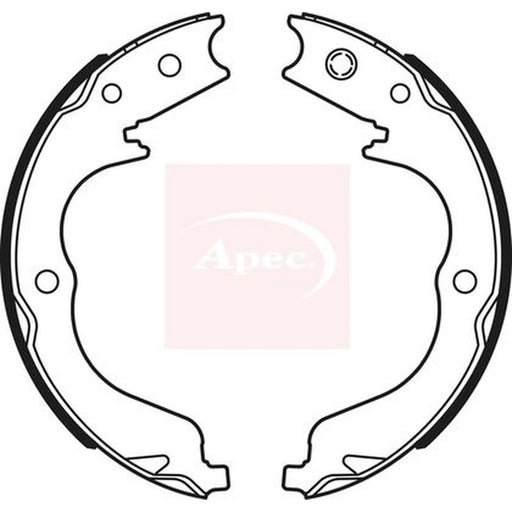 Apec Parking Brake Shoe Set SHU718