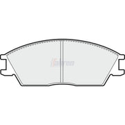 Fahren Front & Rear Pads fits Hyundai Lantra 1990-1995 1.5