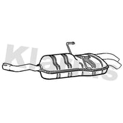 Klarius Box With Tail Pipe Rear fits MG Zt 2003-2005 1.8