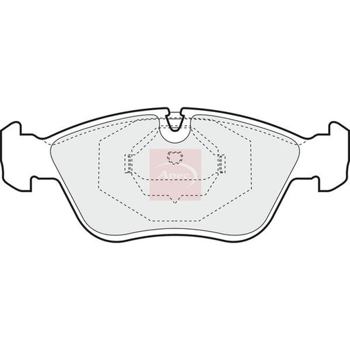 Apec Front Brake Pad Set PAD813