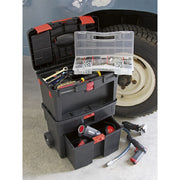 Sealey Mobile Tool Chest with Tote Tray & Removable Assortment Box AP850 Sealey  - Dynamic Drive