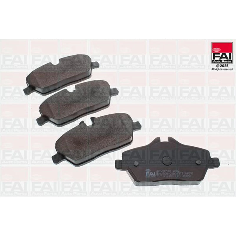 FAI Front Brake Pad Set fits BMW 2 Active Tourer 2014-2021