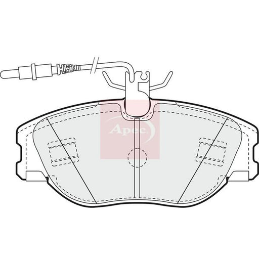 Apec Front Brake Pad Set PAD898