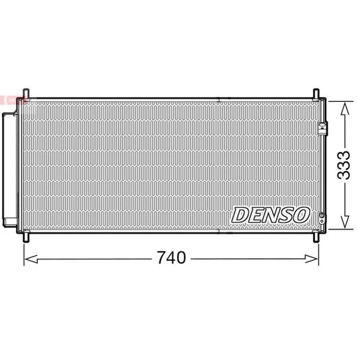 Denso Air Conditioning Condenser fits Honda Insight 2009-2013 1.3