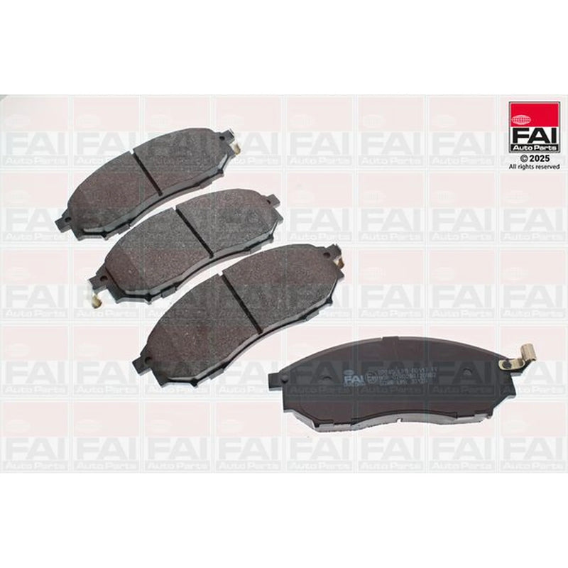 FAI Front Brake Pad Set fits Infiniti Ex 2008 on
