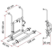 Fiamma Motorhome Carry Bike UL Black 2 Cycle Carrier Fiamma  - Dynamic Drive