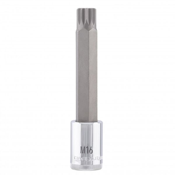 Carlyle Tools 1/2Dr M16 Multspline Bit 90mm Long - image 1