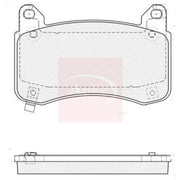 Apec Front Brake Pad Set PAD2496