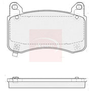 Apec Front Brake Vented Discs & Pads fits Tesla Model Y 2021-2025