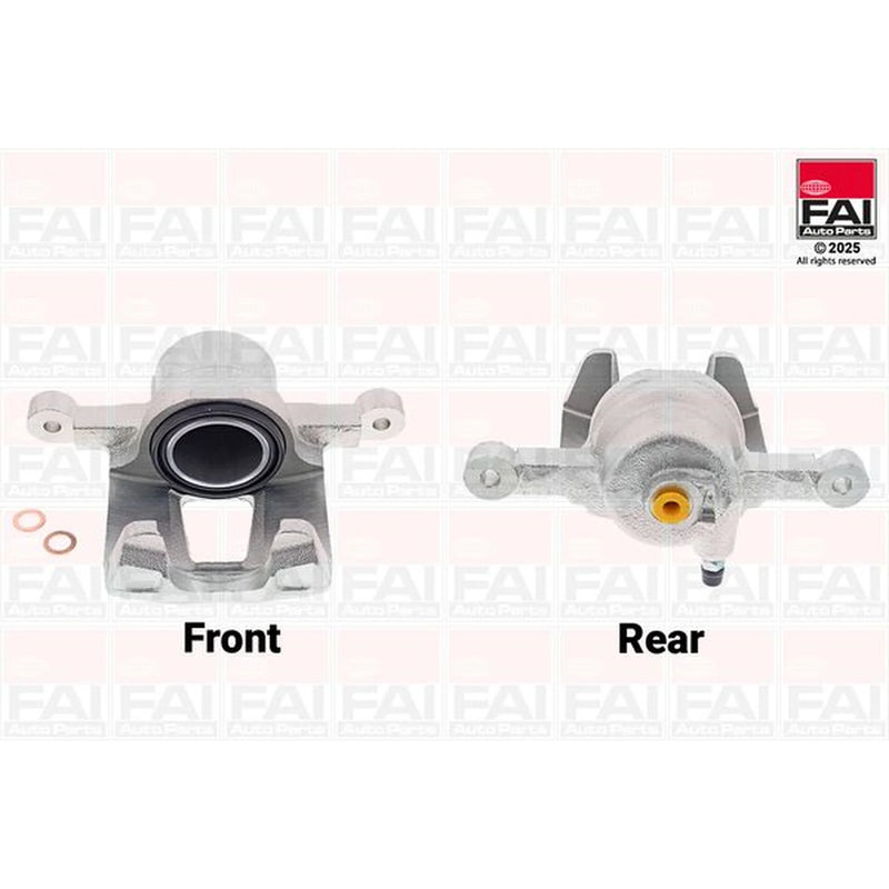 FAI Brake Caliper Assembly Front Left fits Chevrolet Matiz 2005-2013 0.8 1.0