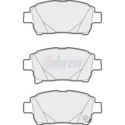 Fahren Front Brake Vented Discs & Pads fits Toyota Prius Liftback 2003-2009 1.5