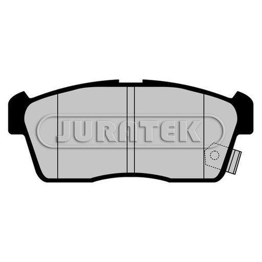 Juratek Front Brake Pad Set fits Daihatsu Charade VI 2003 on 0.7 1.0