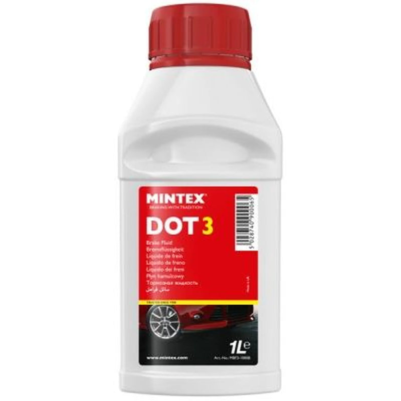 Mintex 10 x Brake Fluid DOT 3 1l