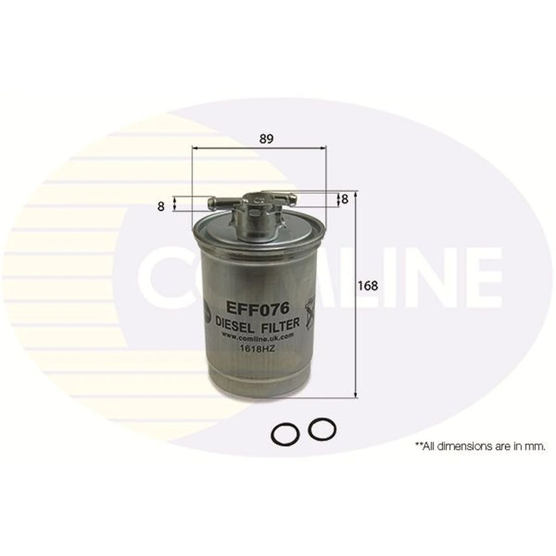 Comline Fuel Filter Element fits Seat Cordoba 1999-2002 1.9