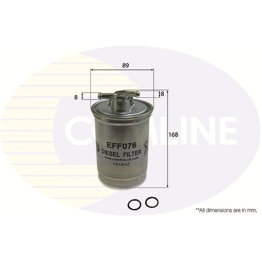 Comline Fuel Filter Element fits Seat Cordoba 1999-2002 1.9