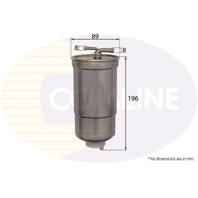 Comline Fuel Filter Element fits Honda Accord VII 2004-2008 2.2