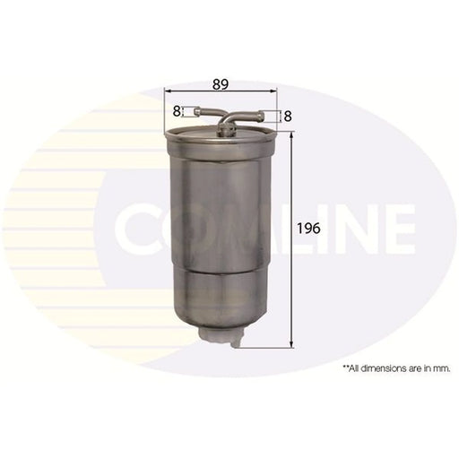 Comline Fuel Filter Element fits Honda Accord VII 2004-2008 2.2