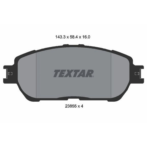 Textar Front Brake Pad Set 2385501