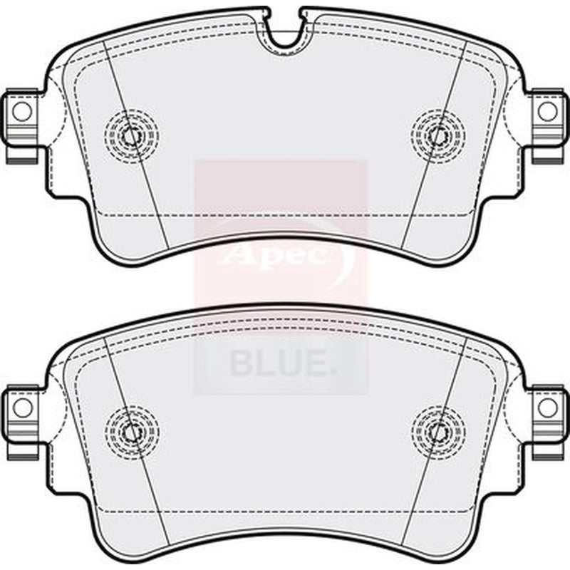 Apec Rear Brake Pad Set PD3776